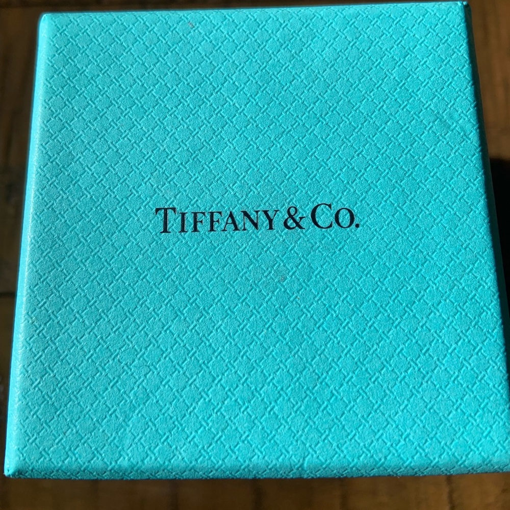 Beautiful Tiffany Co. White Gold wedding band